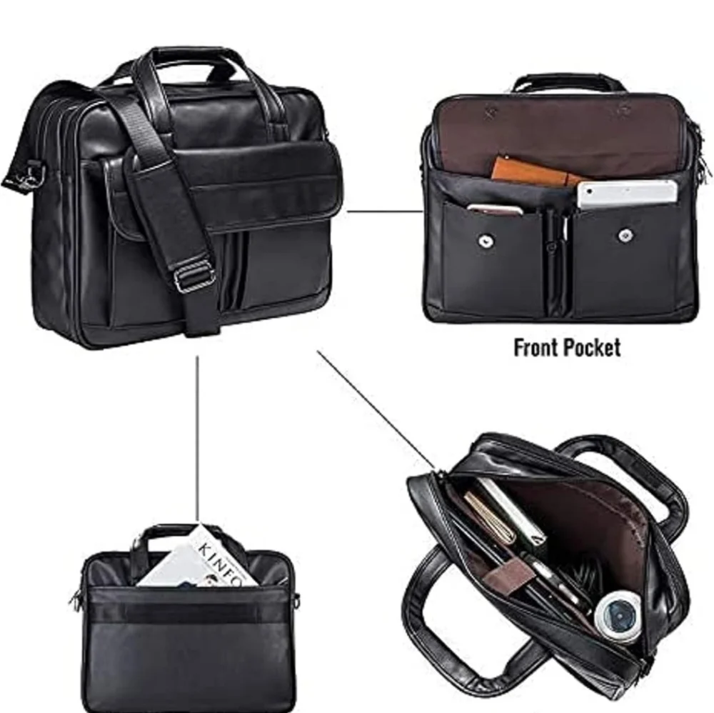 Men's Leather Messenger Bag